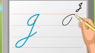 Cursive Writing  Capital Letter ‘J’  Macmillan Education India [upl. by Cathee377]