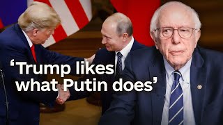 Bernie Sanders on Trump’s alignment with Russia [upl. by Alik79]