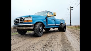 I PUT DUALLY WHEELS ON THE F150 [upl. by Tenaej]