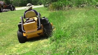 Realtime mowing 8  Tall grass mowing from vlog 21 [upl. by Helena747]