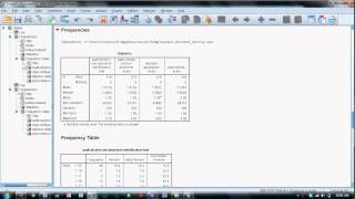 Frequencies Analysis in SPSS [upl. by Eiramoj]