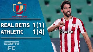 Athletic Bilbao march on after dramatic penalty shootout vs Real Betis  Copa del Rey Highlights [upl. by Airamasor]