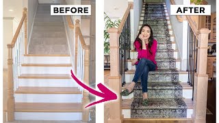 Install A Stair Runner in ONE DAY [upl. by Matta213]