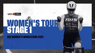 2022 UCI Womens WorldTour  Womens Tour  Stage 1 [upl. by Garek]