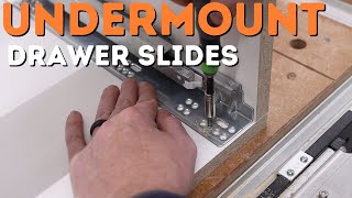 How To Install Blum Undermount Drawer Slides [upl. by Nedra]