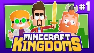 SAVE THE VILLAGE  Minecraft Kingdoms 1 New Survival Series [upl. by Anirbes]