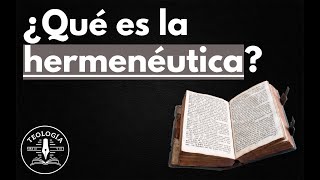 ¿Qué es la Hermenéutica [upl. by Mcnair]