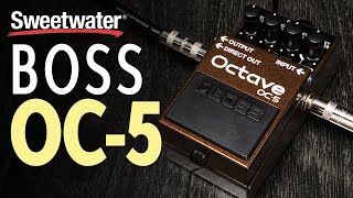 BOSS OC5 Octave Pedal Demo [upl. by Kutchins]