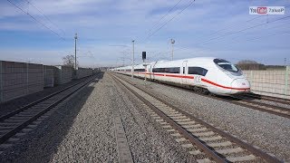 ICE Streckenübersicht 300 kmh bis 230 kmh [upl. by Eerpud702]