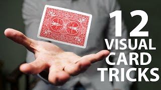 12 VISUAL Card Tricks Anyone Can Do  Revealed [upl. by Irby598]