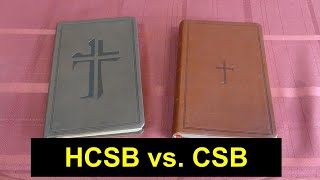 HCSB vs the updated CSB Bible Translation [upl. by Ybot555]