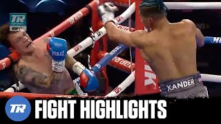 18YearOld Xander Zayas Does It Again with Highlight Reel KO over Larry Fryers  FIGHT HIGHLIGHTS [upl. by Milan]