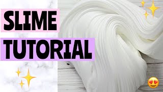 HOW TO MAKE SLIME Simple amp Easy Slime Recipe  2 Minute Easy Slime Tutorial Glue and Borax Slime [upl. by Peugia819]