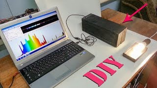 How to Make DIY Spectrometer  Optical spectrum analyzer  Light analysis [upl. by Gisella964]