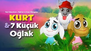 Kurt ve Yedi Küçük Keçi  Çizgi Film Masal [upl. by Akirdnahs]