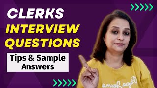 Office Clerk Interview Questions and Answers  For Freshers and Experienced Candidates [upl. by Marieann336]