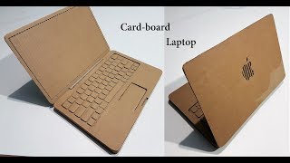 How to Make A laptop with Cardboard  Apple laptop [upl. by Christiane]