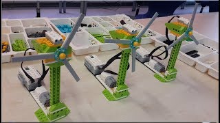 Wind Mill  lego wedo 20 education projects [upl. by Akcired89]