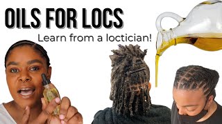 The Best Oils For Your Locs From A Loctician  Essential Oils vs Carrier Oils  How to Use Them [upl. by Maurreen]