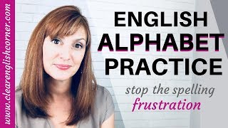 How to Say English Letters American English Alphabet Pronunciation [upl. by Fielding]