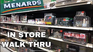 MENARDS OGauge Trains amp Buildings  my first time visit walk though store [upl. by Zea]