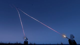 ArmA 3  US CRAM Firing Tracers  US Military Base shot Down Fighter Jet  Phalanx CIWS [upl. by Bran]