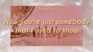 Gotye Somebody that I used to know ft Kimbra 1988 lyrics [upl. by Attevaj]