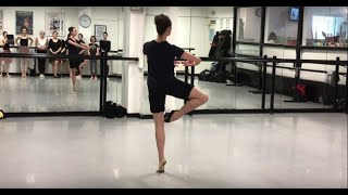 Pirouette En Dehors ballet tutorial beginner [upl. by Airotal464]