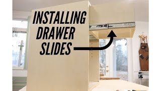 Installing Full Extension Drawer Slides [upl. by Etiam]