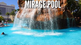 MIRAGE POOL 👙  4K Tour of Mirage Las Vegas Pool  LAS VEGAS 2021 [upl. by Nitsyrc]