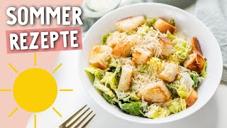 5 SCHNELLE REZEPTE für heiße Sommertage ☀️ [upl. by Notnyw]