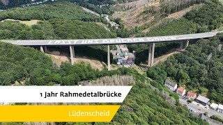 Lüdenscheid  bitteres Jubiläum der Rahmedetalbrücke [upl. by Lon443]