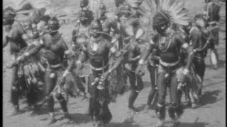 1930s Home Movie of African Tribal Dances [upl. by Sokairyk103]