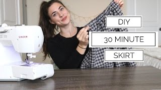 Elastic Waist Skirt Tutorial  Lindsay Brooke [upl. by Atteyram463]