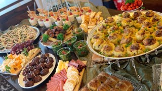 Party Appetizer Buffet Table  Galore Of Flavors [upl. by Quartana869]