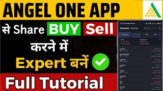 Angel One Online Trading Demo  Angel One app kaise use kare  How to Buy and Sell Shares [upl. by August]