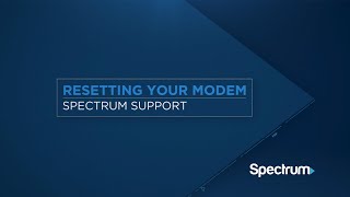 Resetting Your Modem [upl. by Denzil404]