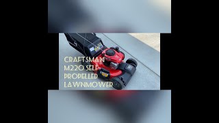 Craftsman M220 Self Propelled Lawnmower [upl. by Korff75]