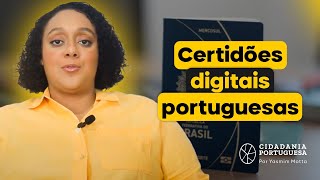 Certidões digitais portuguesas [upl. by Rourke]