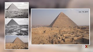 Virtual tour of the Giza Pyramids [upl. by Ahseyn]