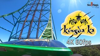 Official Kingda Ka POV 2021  4k 60fps  Six Flags Great Adventure [upl. by Eelyak]