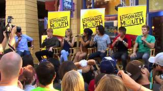 Lemonade Mouth Cast Decides Whos Who in Their Family [upl. by Neirda]