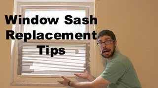 DIY Window Sash Replacement Made Easy [upl. by Tichon]