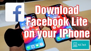 How to Download Facebook Lite on your IPhone [upl. by Eudosia740]