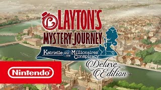 LAYTONS MYSTERY JOURNEY  Launch trailer Nintendo Switch [upl. by Nivek]