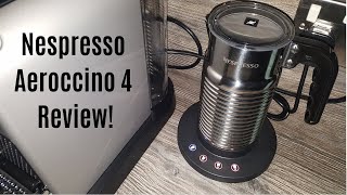 Nespresso Aeroccino 4 Milk Frother Review  Worth upgrading from the Aeroccino 3 [upl. by Alice]