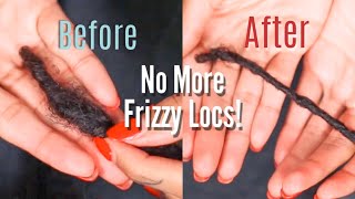 How to get rid of frizzy starter locs  Dr Locs [upl. by Rotciv]