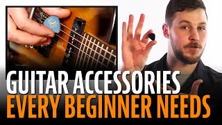 Guitar Accessories Every Beginner Needs [upl. by Yalonda]