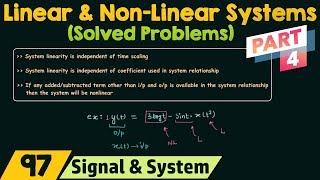 Linear and NonLinear Systems Solved Problems  Part 4 [upl. by Ettesyl]