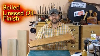 How to apply a Boiled Linseed Oil Finish [upl. by Noelc]